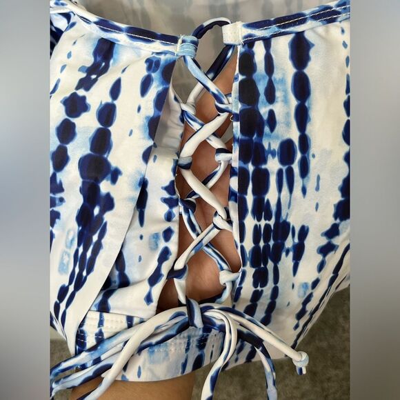 NWT Women’s Plus Size Ruffle Swim Bikini Top Size 16W #267 - Picture 6 of 13